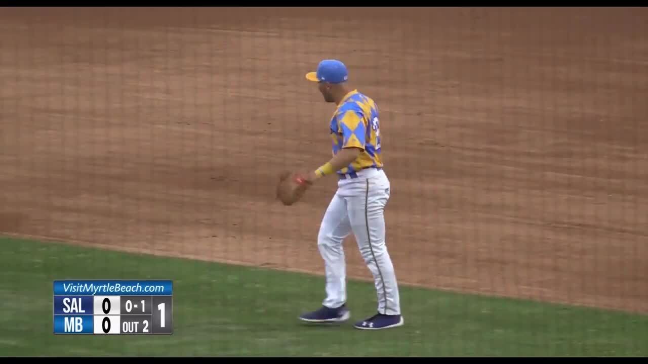 The highlight that landed the Myrtle Beach Pelicans on SportsCenter’s Top 10 Plays