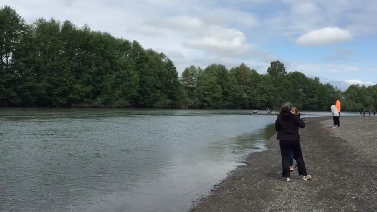 Video: Aeromech and Boundary Bay battle on Nooksack River in Ski to Sea 2015