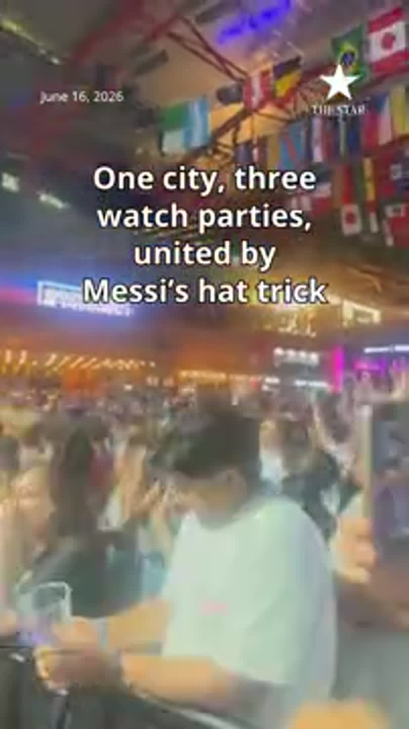 Kansas City watch parties react to Messi's record-tying goals vs. Algeria