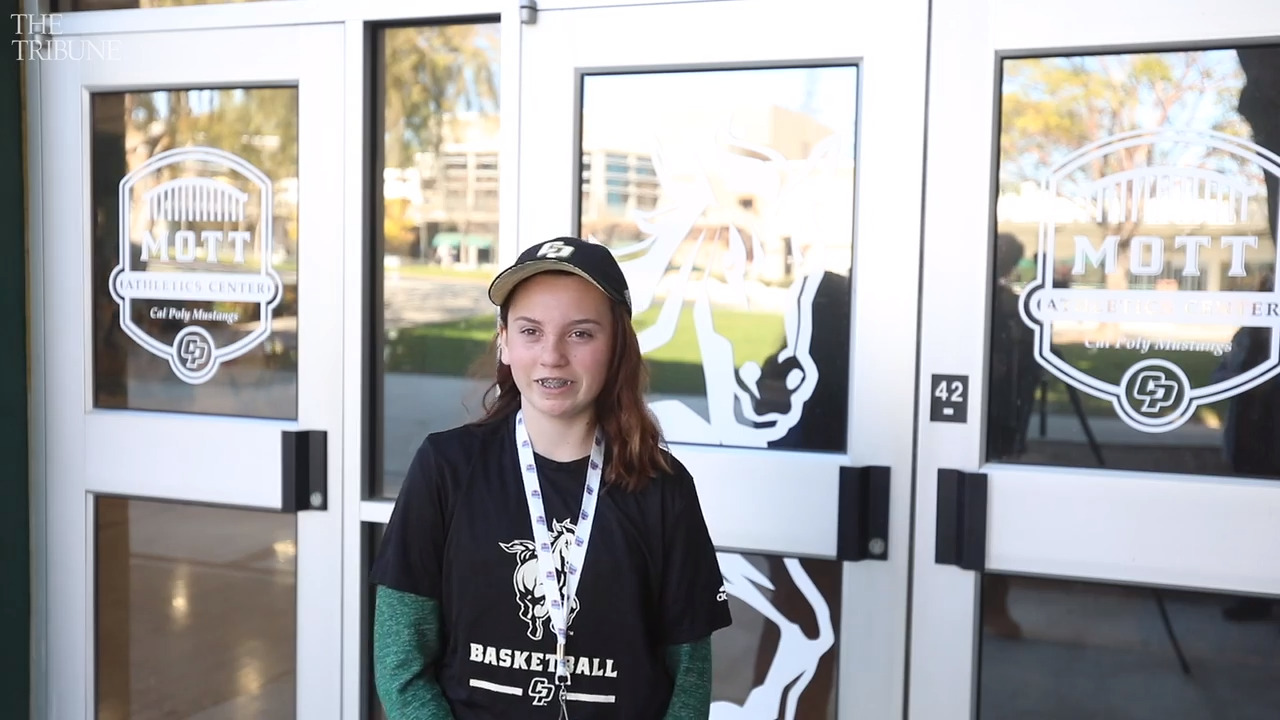 A 12-year-old Grover Beach girl celebrated Draft Day with the Cal Poly Women’s team