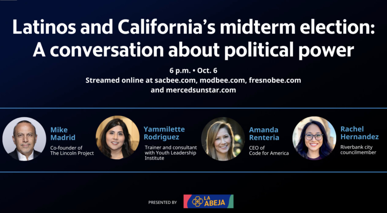 Watch: Latinos and California’s midterm election — a conversation about political power