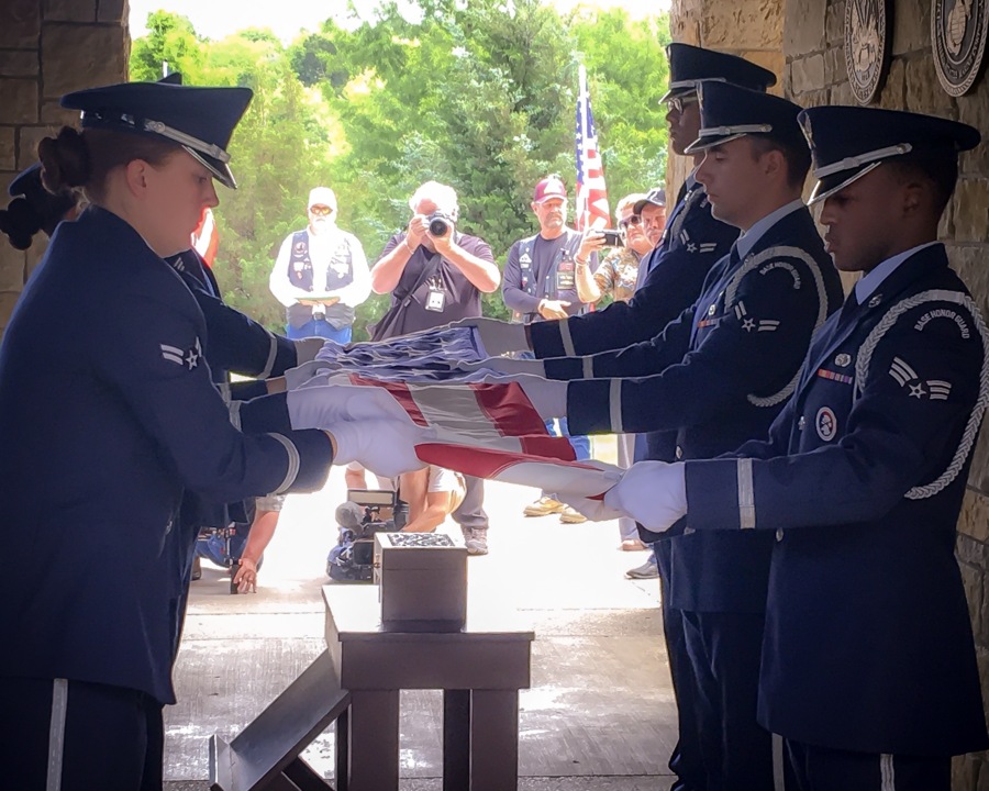 Hundreds at UNT worker's funeral, including a distant relative