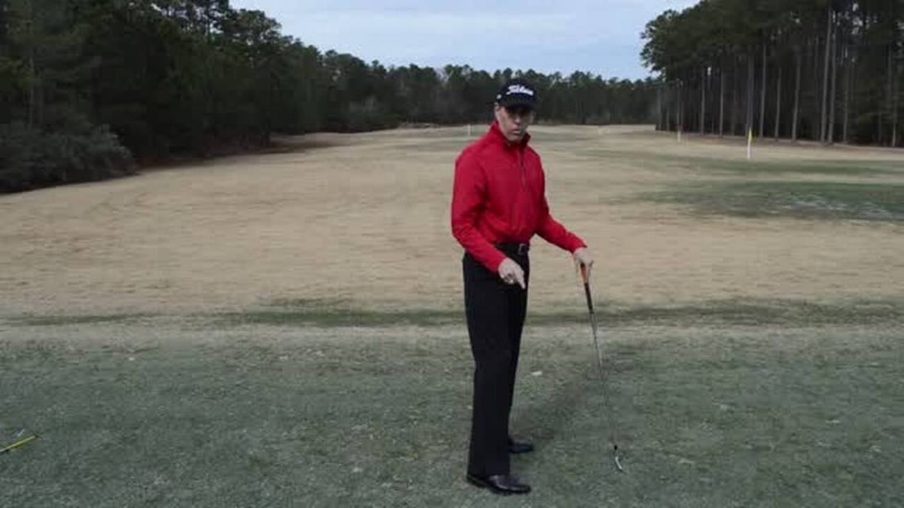 Getting your posture right helps in the golf swing
