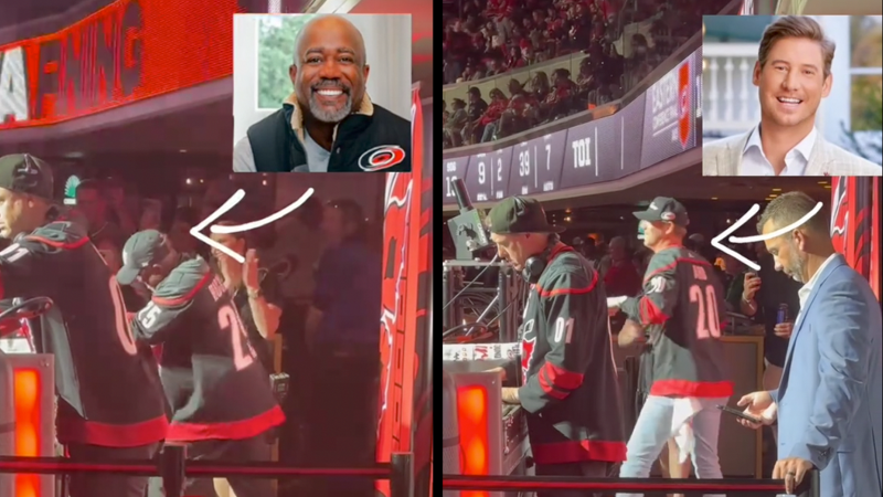 Hear Darius Rucker, Austen Kroll firing up the Canes crowd