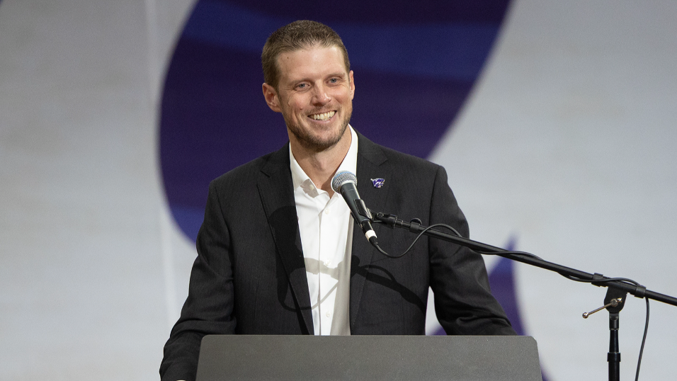 Collin Klein introduced as new Kansas State Wildcats head football coach