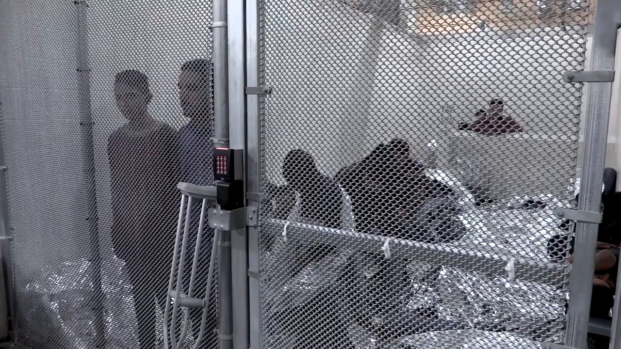 Border patrol agents changing diapers. Local Democrat describes life in migrant detention