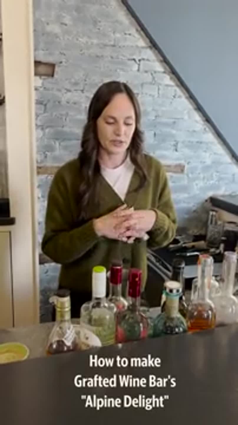How to Make Grafted Wine's "Alpine Delight" Cocktail