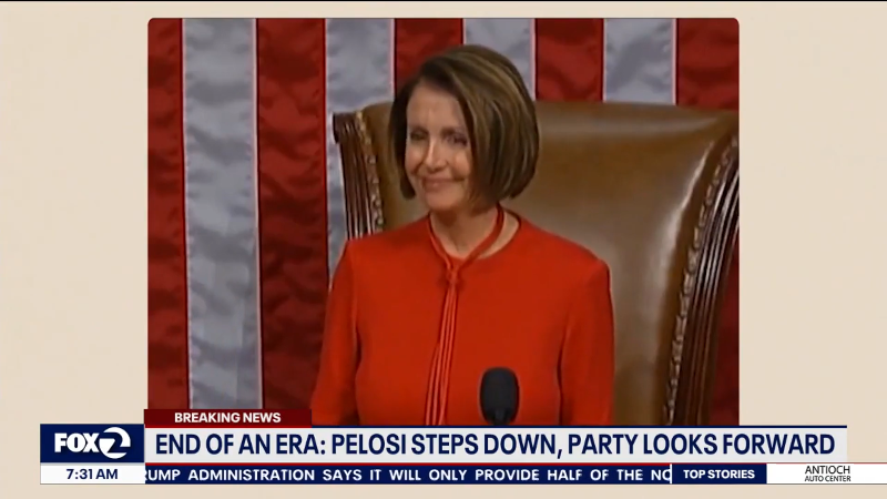 San Francisco's Nancy Pelosi to step down
