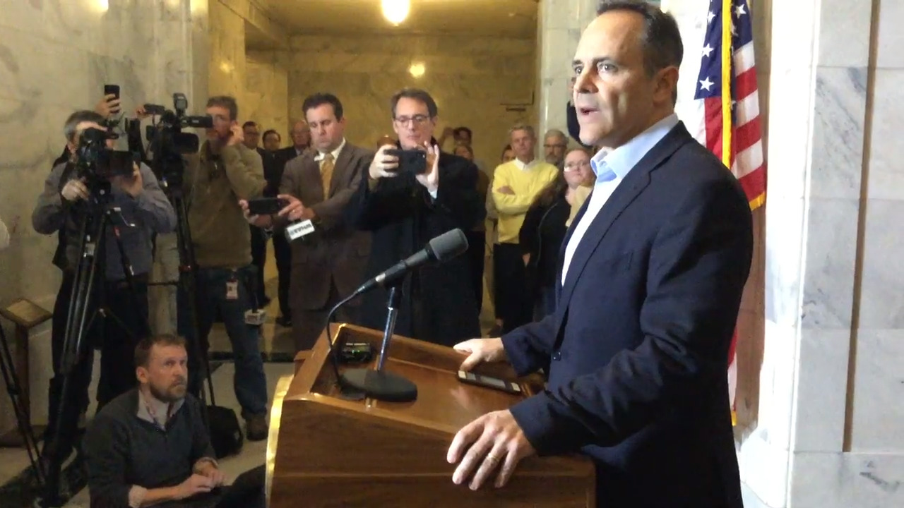 As a last act, Gov. Matt Bevin finally does the right thing