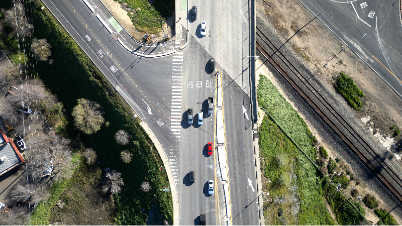 Access to Ninth Street from Briggsmore Avenue has been radically changed