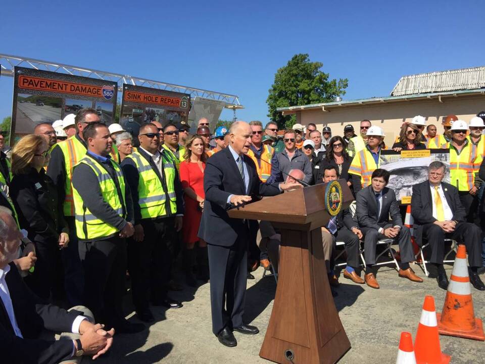 Is Jerry Brown finally committed to fixing California’s lousy roads?
