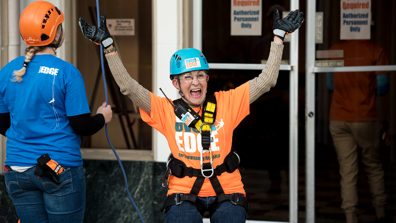 Jenny Kenoyer goes Over the Edge in 2016