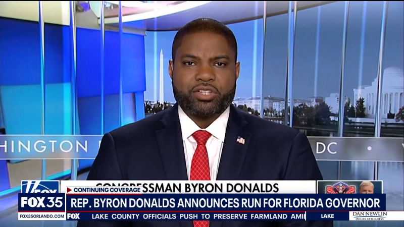 Byron Donalds announces Florida governor run
