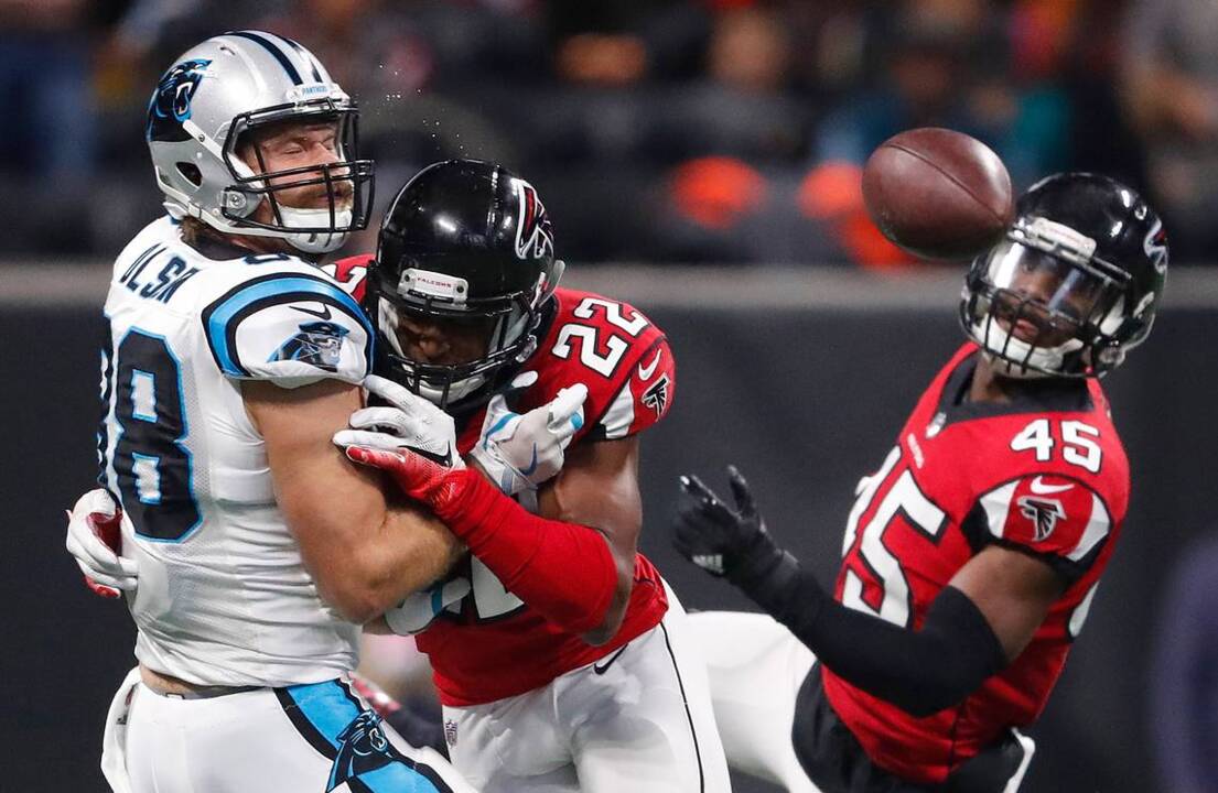 Panthers TE Greg Olsen on Keanu Neal’s hit: ‘Everyone ... understood why I was upset’