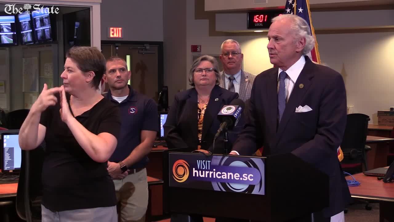 McMaster updates South Carolina on Hurricane Ian