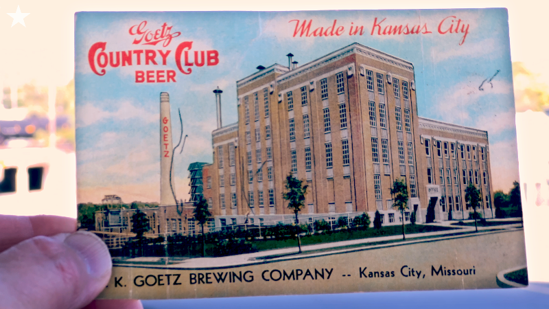 The Goetz Brewing  Company survived Prohibition and built this KC plant in 1936