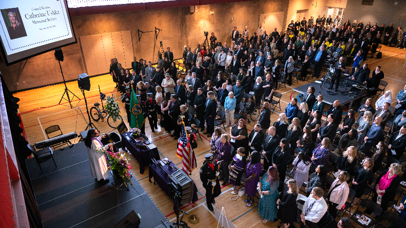 Catherine Ushka honored in standing-room-only Celebration of Life