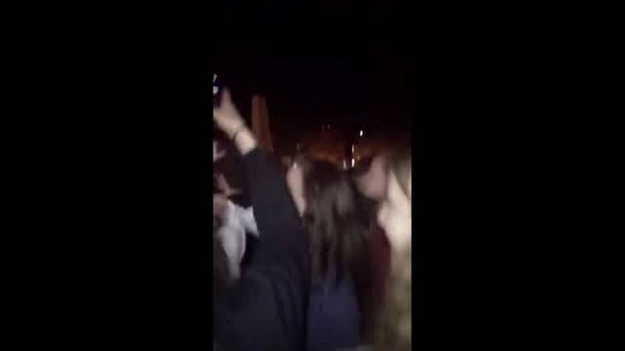 Campus scene: USC students celebrate big NCAA win