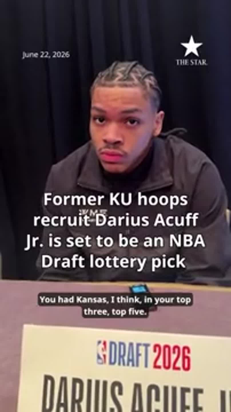 Former KU hoops recruit Darius Acuff Jr. is set to be an NBA Draft lottery pick