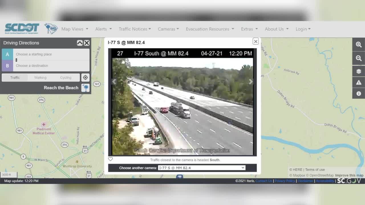 With the new bridge construction, use SCDOT to see traffic in real time