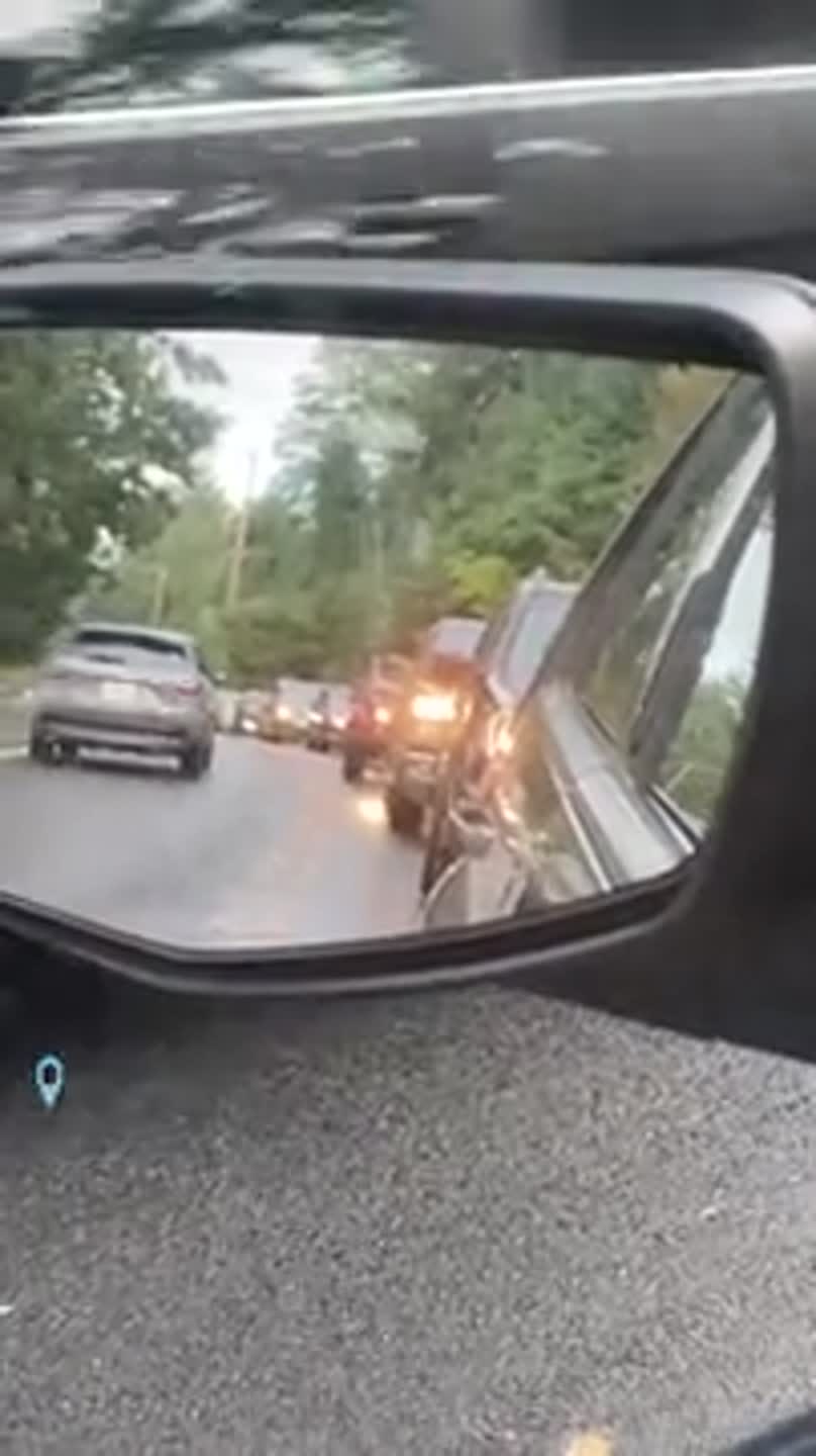 Morning traffic at a standstill on Mullen Road due to construction. Here are alternatives