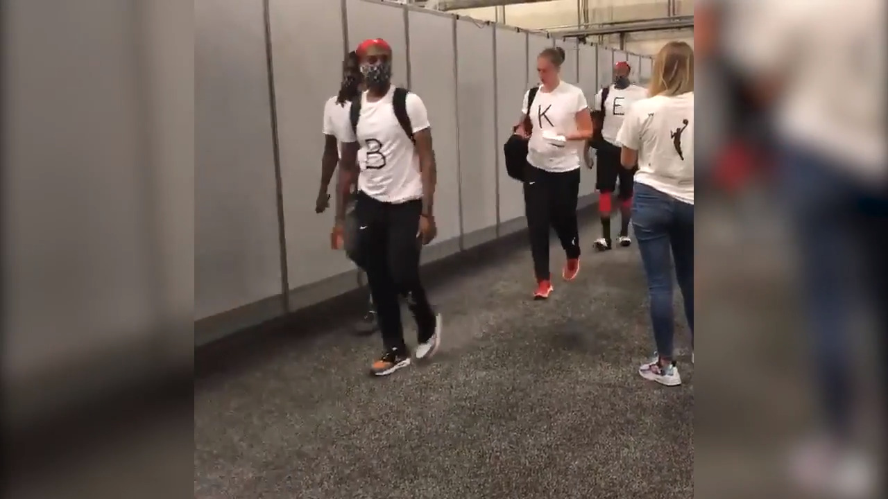WNBA suspends play after Washington Mystics protest shooting of Jacob Blake