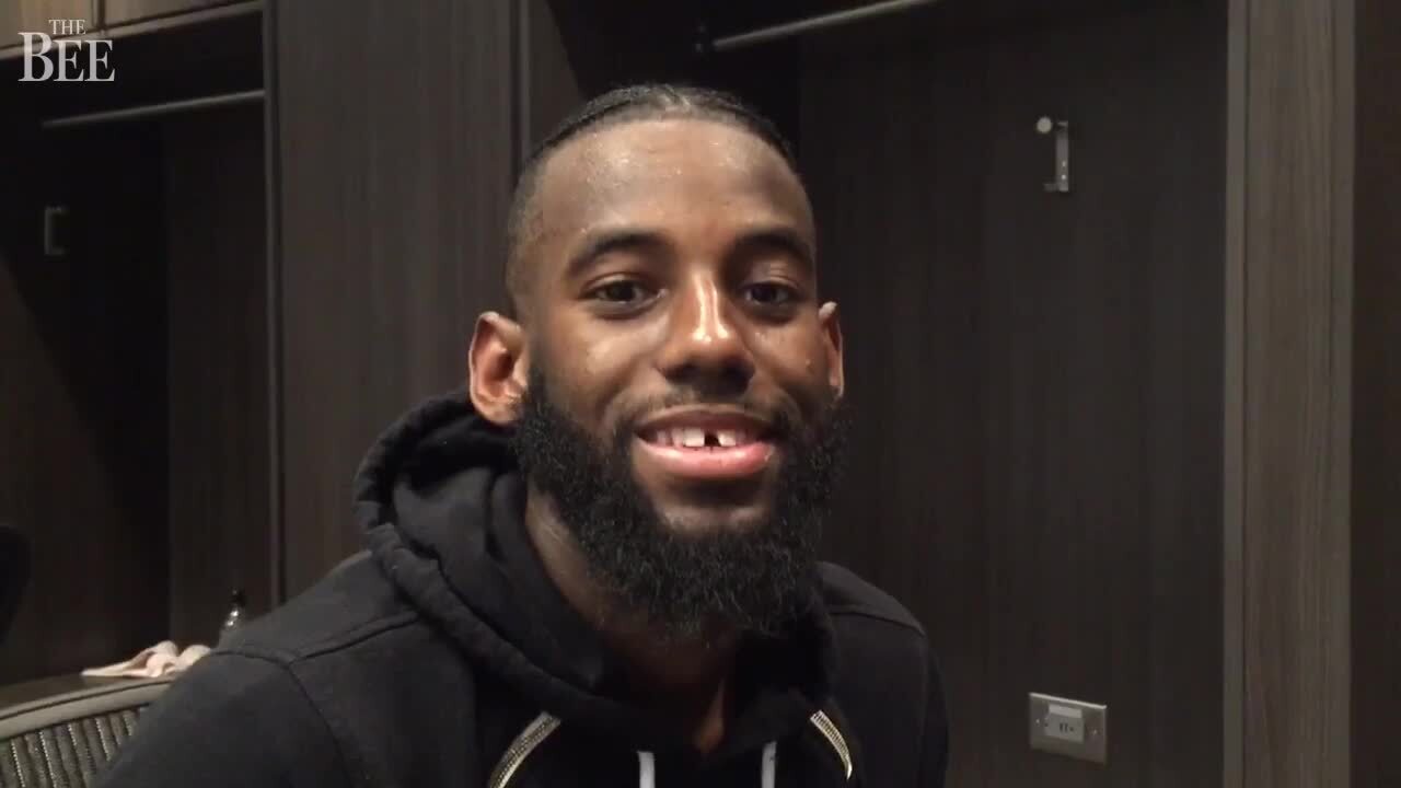 JaKarr Sampson on the Sac to Reno commute