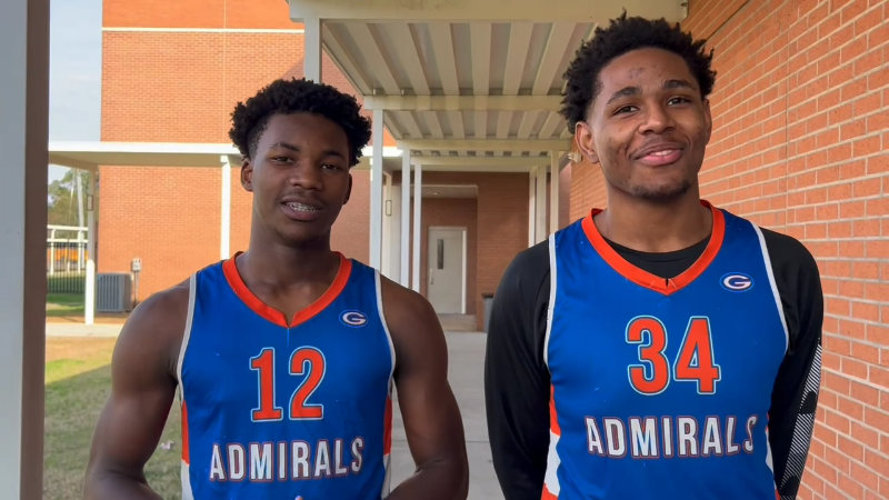 Gulfport’s Morris Robertson and Travor Frost talk about the Admirals’ turnover