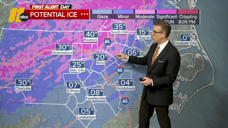 Forecast: Raleigh, Durham, Cary NC brace for worst ice storm in decades ...