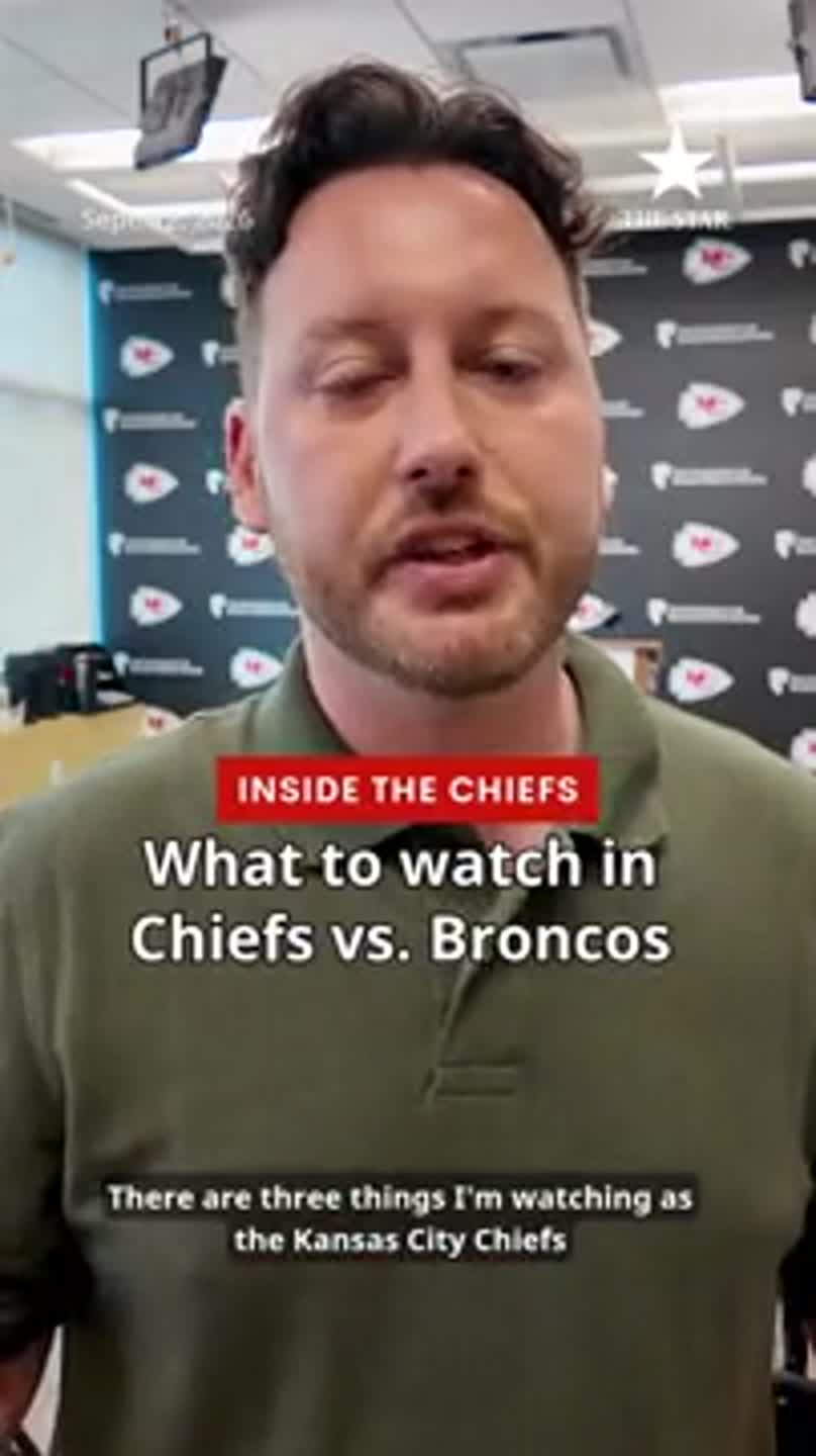 Three things to watch as Chiefs face Broncos in season opener
