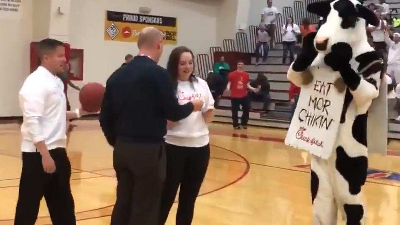 See how this former Keller softball state champ won free Chick-fil-A for a year