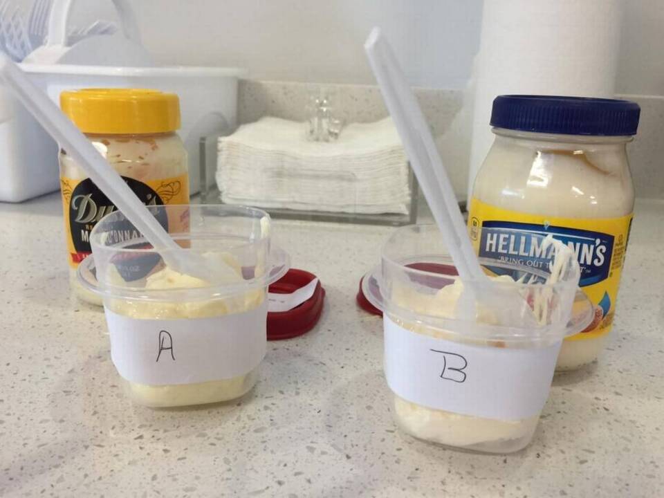 Isn’t the world big enough for both Duke’s and Hellmann’s fans?