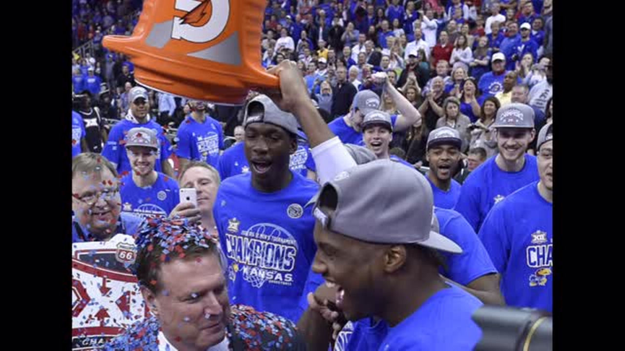 KU's Traylor, Graham and Ellis on winning Big 12 title