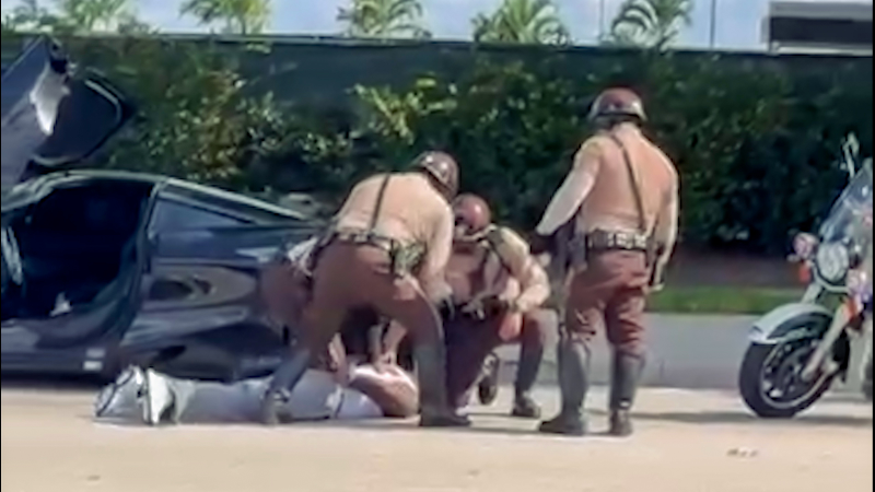 Video shows Dolphins’ Tyreek Hill being detained by Miami-Dade police before season opener