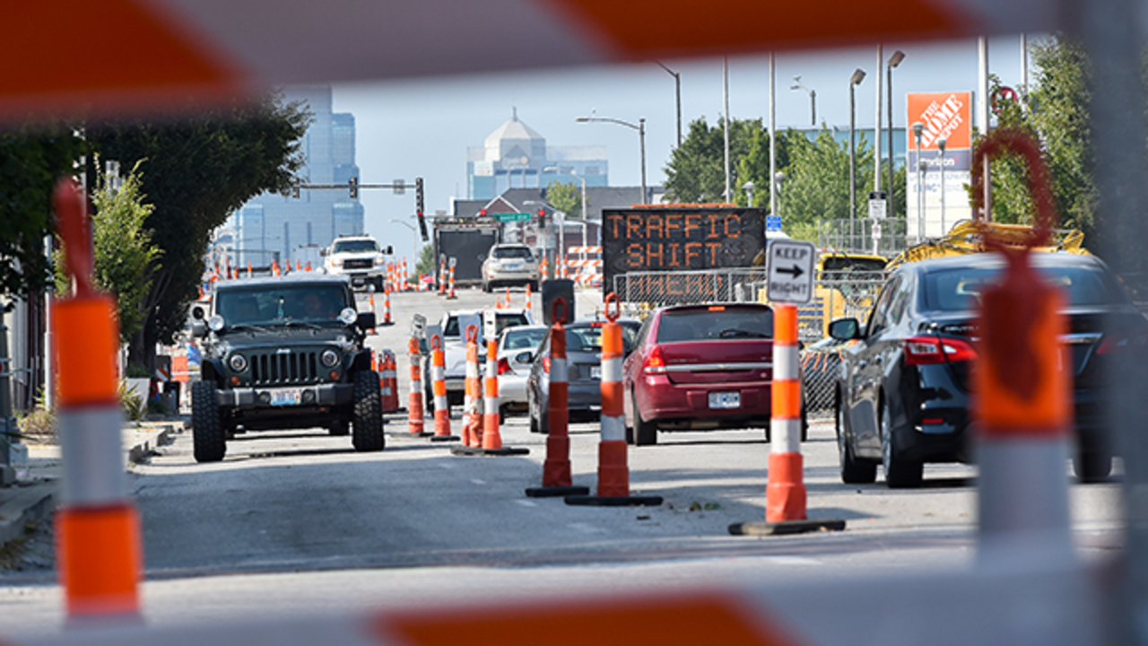 Suffer a driving tour of Main Street construction on Kansas City streetcar expansion route