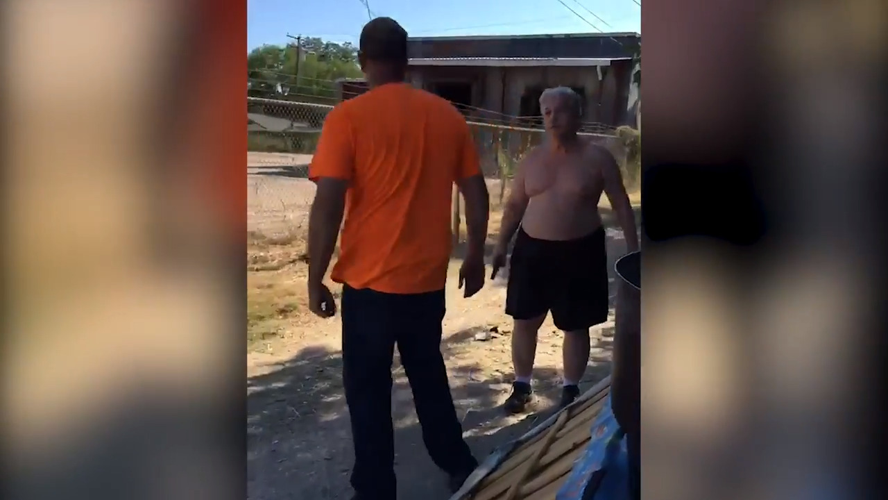 Abilene father and son shoot neighbor over trash dispute (Video ...