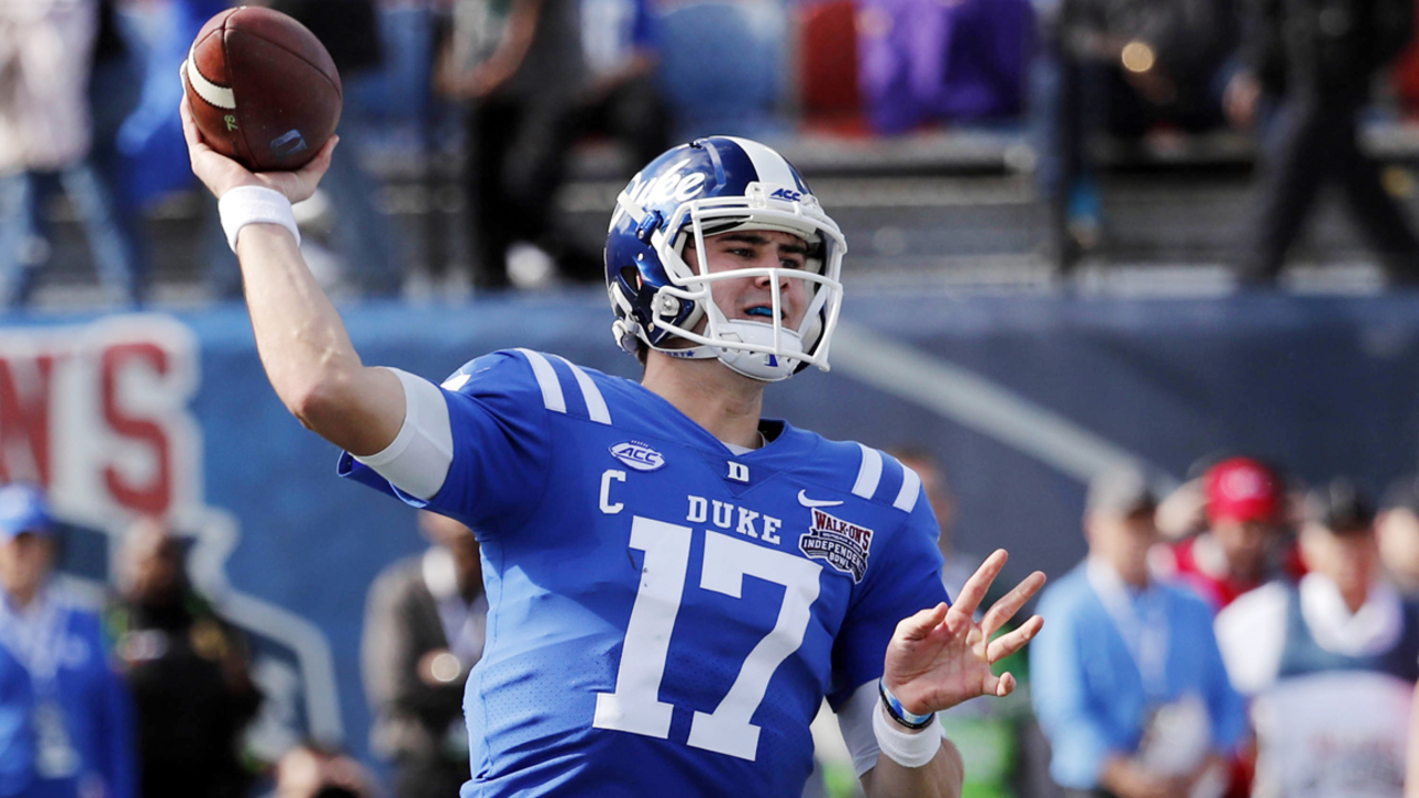 Duke quarterback Daniel Jones, linebacker Joe Giles-Harris entering 2019 NFL Draft