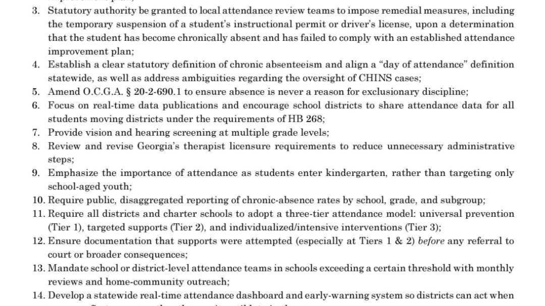 GA lawmakers propose linking school attendance to driving, sports eligibility