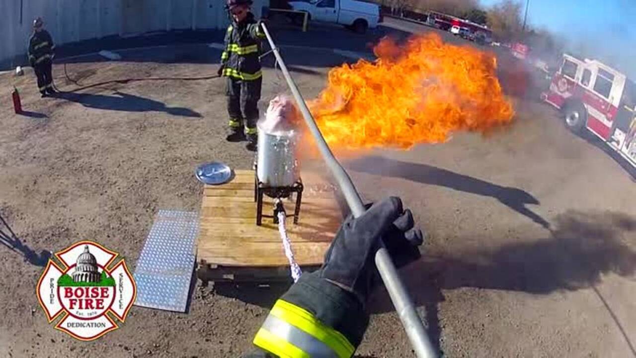 Here’s how you shouldn’t deep fry a turkey