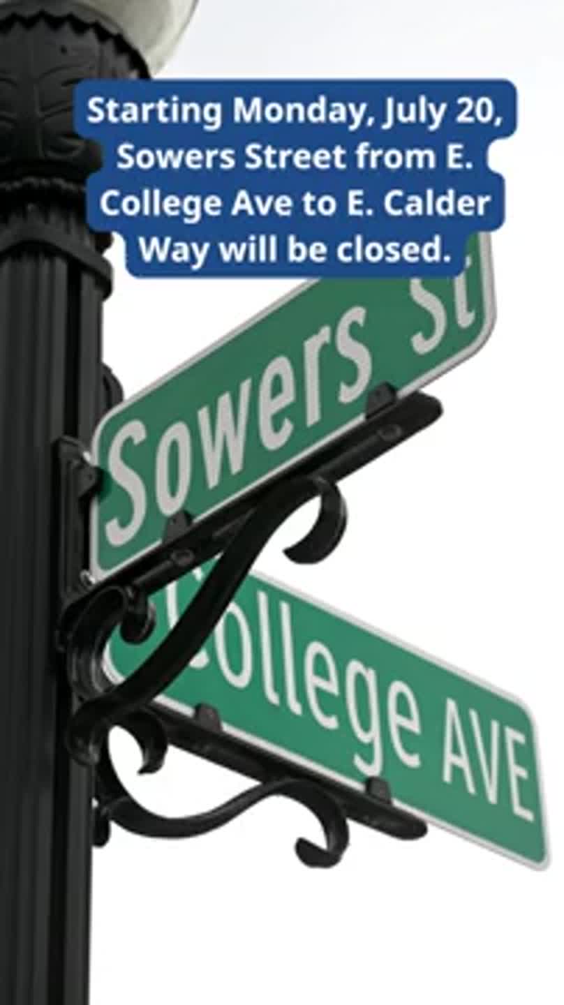 Construction project will cause temporary street closures in downtown State College