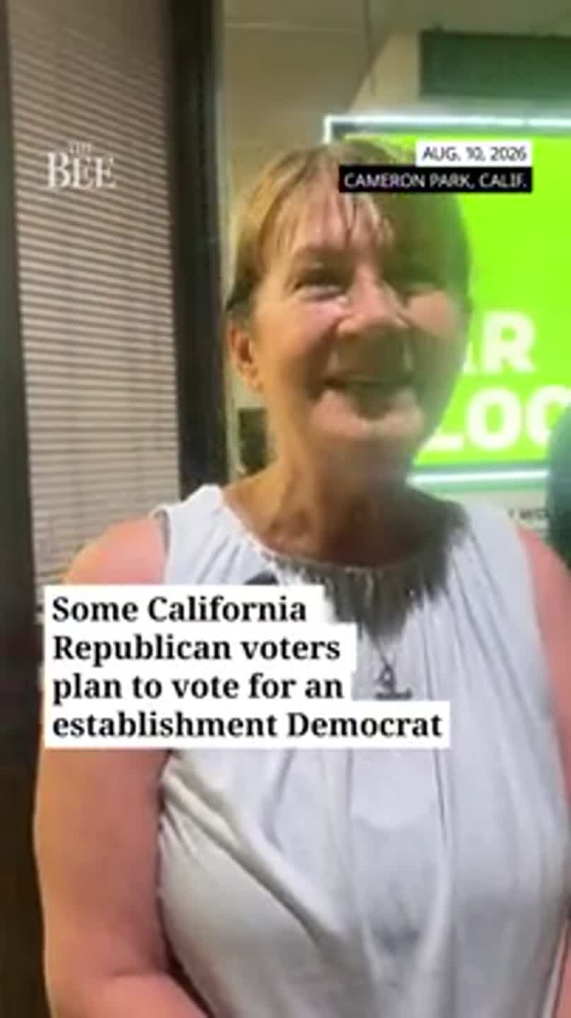 Listen as California Republican voters explain why they plan to vote for a Democrat