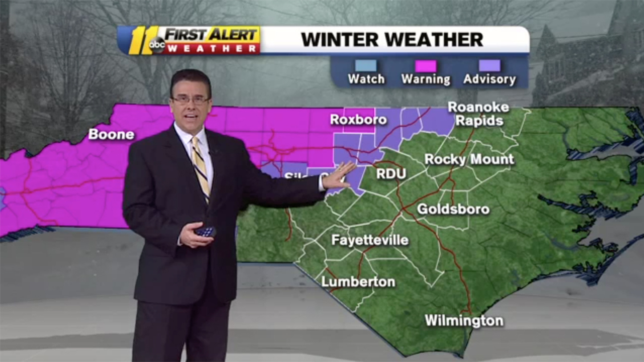 Snow, ice in forecast for central NC | Raleigh News & Observer