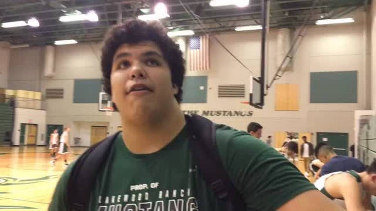 Sam Jackson, Lakewood Ranch’s black belt offensive lineman, is ready to make UCF pledge official