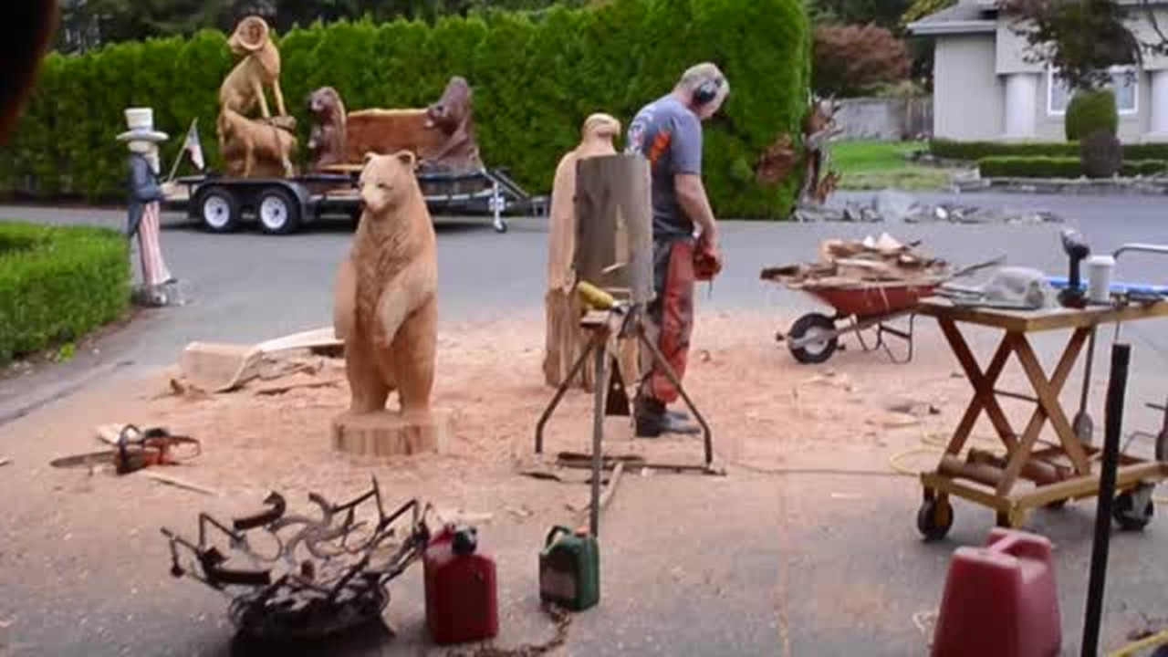 VIDEO: Bob King, chainsaw sculptor