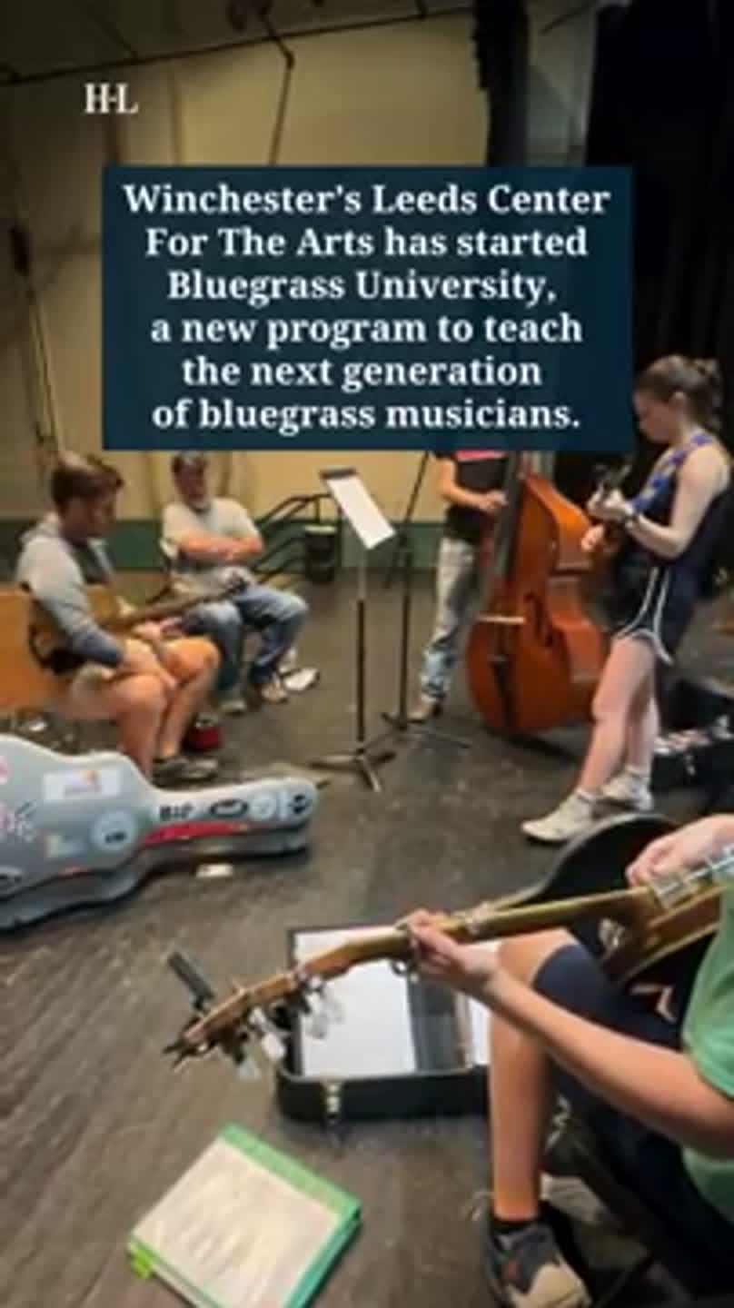 Hear and see the music being played by students at Bluegrass University
