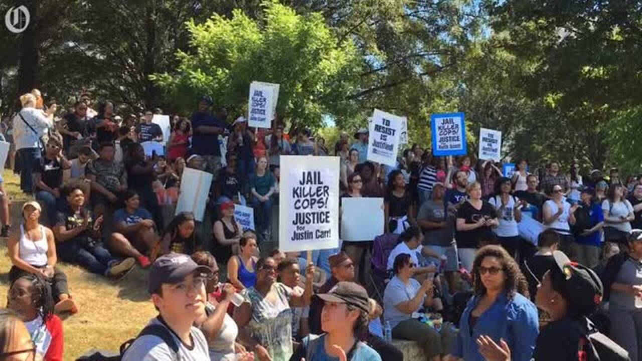 Marshall Park protest