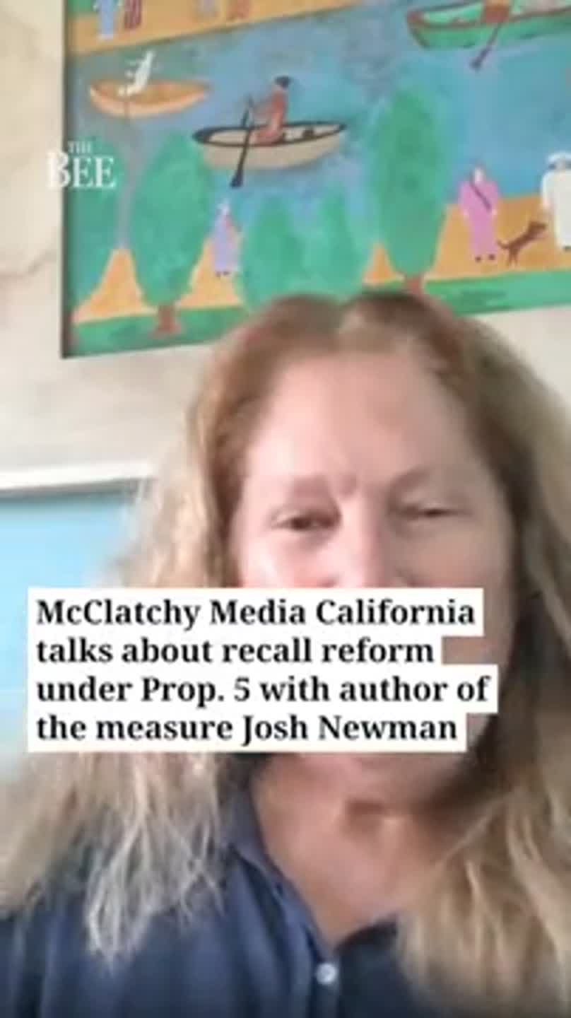Editorial Board interviews author of Prop. 5, the recall-reform measure