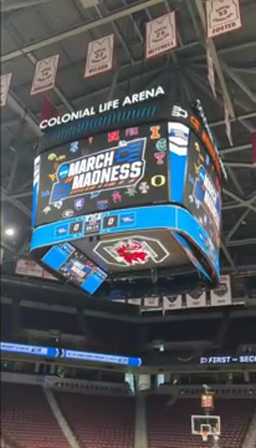 Sights, sounds from South Carolina's March Madness practice