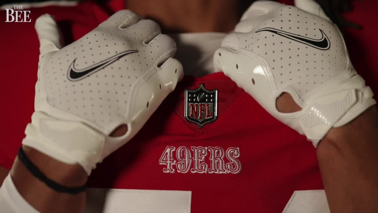 49ers unveil 2022 updates to uniforms with classic saloon font and design