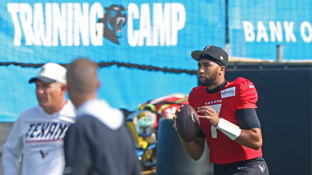Panthers joint practice with Texans is "exactly what we wanted," says Canales